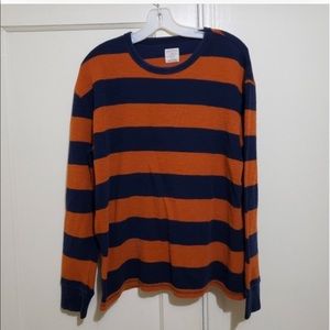 Merona Orange and Blue Top